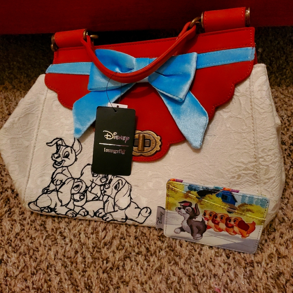 Sold out loungefly lady and the tramp purse